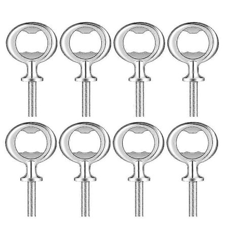 8 Deler Flaskeåpner Sett Metall Flaskeåpner DIY Håndverksøl Flaskeåpner Blank Flaskeåpner[D]