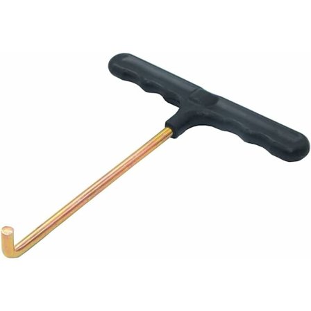 Trampolin fjäderdragare T-krok, Trampolinverktyg Metalltältpinndragare för T-krok, Handverktyg T-krok Justering Fjäderdragarsats