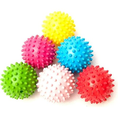 Sensoriska bollar för spädbarn Texturerad multiboll set, multi Texturerad sensorisk mjuk boll Massageboll Baby Mini färgglad boll leksak boll Tjock 