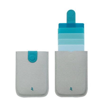 Vedetty luottokorttilompakko korttikotelo HARMAA VIHREÄ HARMAA VIHREÄ