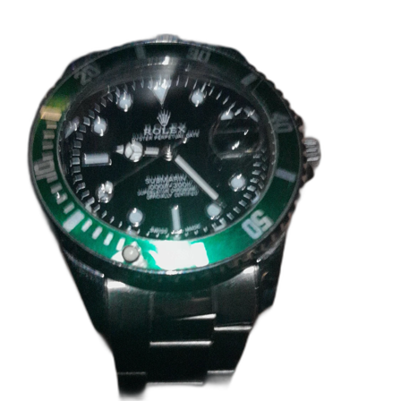 R0lex Submariner med grön bezel