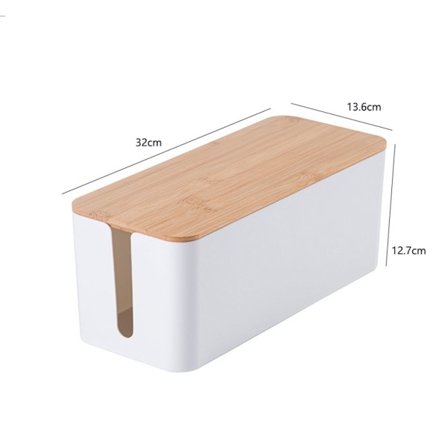 Kabelförvaringsbox Power Line Storage Case WHITE M