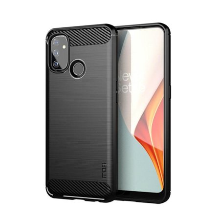 Carbon Fiber Mobilskal till Oneplus Nord N100 - Svart