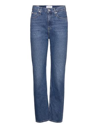 High Rise Straight Suorat Farkut Sininen Calvin Klein Jeans