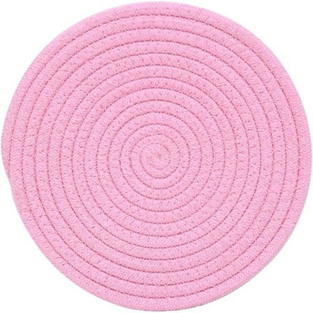 Bomullstråd Briketter Sett Runde Briketter Bordbrikker Sklisikre Briketter for Varme Drikker