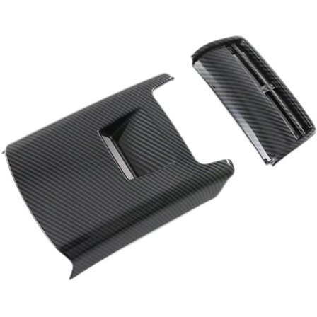 2 st Baksäte Luftkonditionering Vent Dekorativt Omslag Ram Trim Fiber Klistermärken för Mondeo 2022 2023