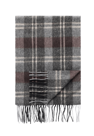 John Henric Wool Check Winter Scarf Halsdukar & scarves Herr Flerfärgad ONESIZE
