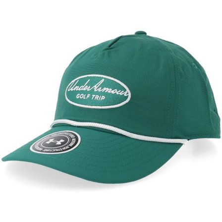 Under Armour - Grön adjustable Keps - Drive Mid Nylon Rack Green A-frame Adjustable @ Hatstore
