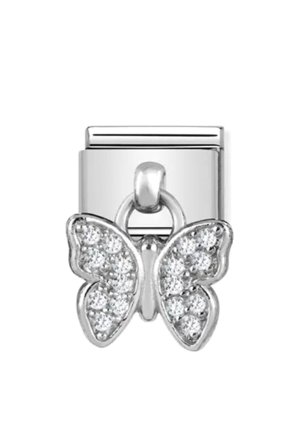 CHARMS Sterling Silver Butterfly with CZ