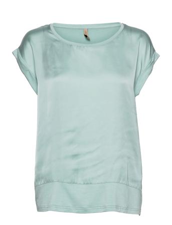 Sc-Thilde Blouses Short-sleeved Grøn Soyaconcept