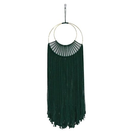 Käsinkudottu seinävaate, yksinkertainen pohjoismainen tyyli, suuri makramee-seinävaate, olohuoneen tarvike