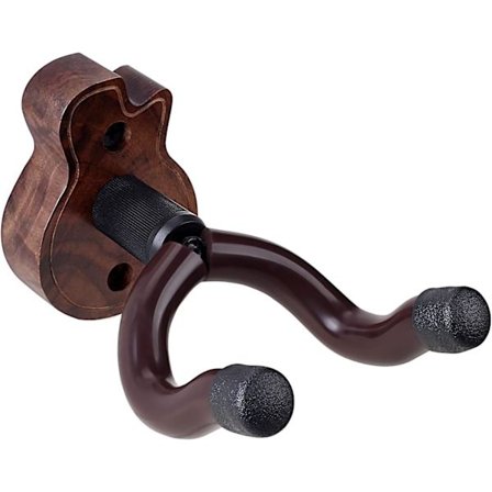 Gitarveggfeste Akustisk Gitar Stativ Svart Valnøtt Krok wi