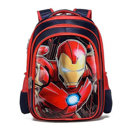 Iron Man Captain America Spider Man Ryggsäck Skolväska Presenter Barn (LGL)