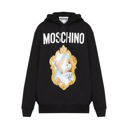 Moschino - Hoodies - Svart - Dam - Storlek: S, Dam, Storlek: S