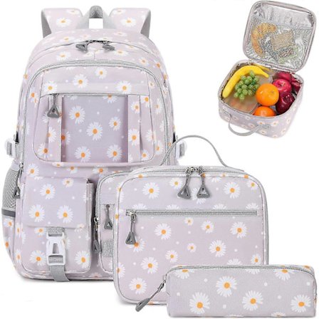 Børne Rygsæk til Piger - Mellemskole & Grundskole - Kawaii Ita Rygsæk - Lilla