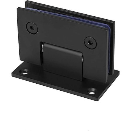 90 asteen lasioven kaapin vitriinin puristin lasisuihkuovien saranoiden varaosat seinä-lasi harmaa (musta)