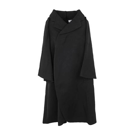 Comme des Garçons, Single-Breasted Coats Zwart, Dames, Maat:S