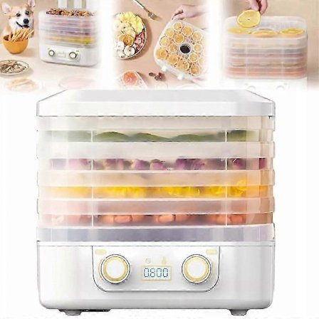 2025 Frysetørker for hjemmebruk Kompatibel med matkonservering Godteri Snacks Frukt Grønnsaker Tørr Hvit{FY}