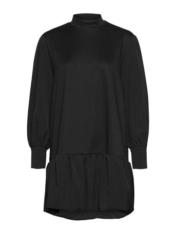 Vmbelle Ls Short Sweat Dress Jrs Ga Black Vero Moda