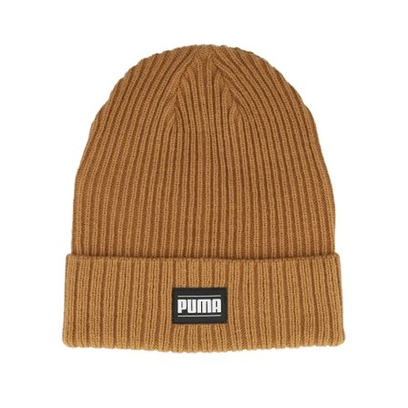 Puma - Hnědý cuff Beanie - Ribbed Classic Beanie Caramel Latte Cuff @ Hatstore