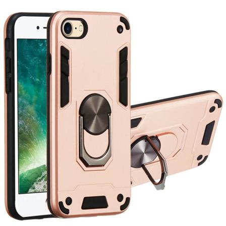 Iphone 7/8/se (2020/2022) - Hybrid Armor Ring Skal - Roséguld Roséguld