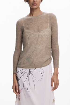 Desigual Abito Lungo Donna Bianco