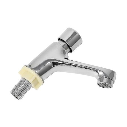 Koldtvandshane til håndvask - Selvlukende hane med forsinket trykknap