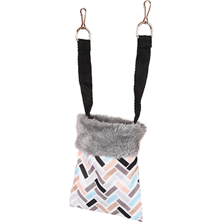 Flamingo - Hengeveske til hamstere Clavio-mønster 12 x 15 cm - Smådyr - Hus & Burinteriør - Senger og Hengekøyer - ZOO.no