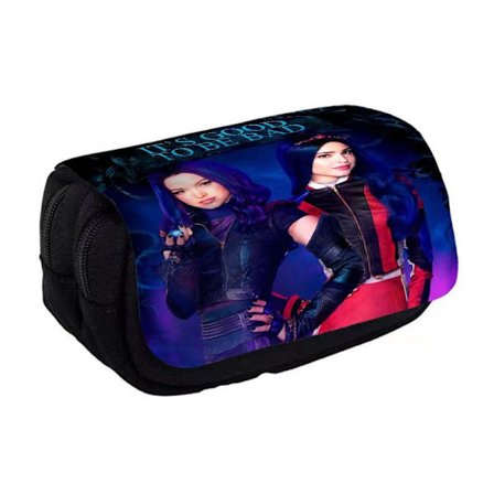 Drama Descendants 3D Flip Blyantspenal Mal Carlos Evie Jay Stationery Blyantspose