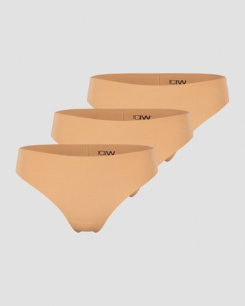 ICANIWILL - Soft Thong 3-pack Almond - ICIW
