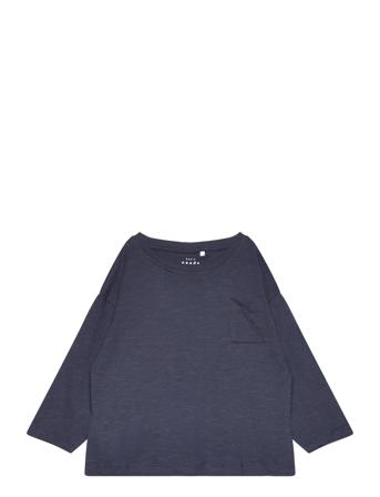 Nmmvebbe Ls Rlx Top Tops T-shirts Long-sleeved T-shirts Navy Name It