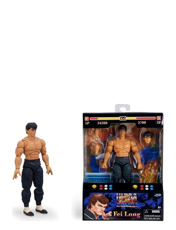 Jada Toys | Jada Toys Street Fighter Ii Fei-Long 6" Figure | ONE SIZE