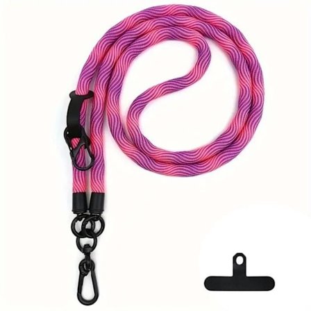 Cordon för Mobiltelefon - BOOLING - Universell Nackrem - Nylon - 120cm - Rosa