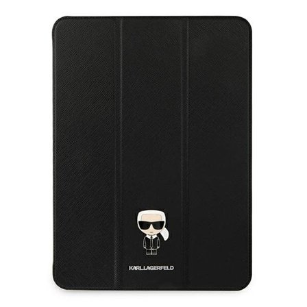 Karl Lagerfeld Saffiano Ikonic Karl -kotelo iPad 11" Pro 2021 - musta