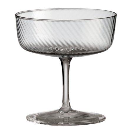 Aida RAW Unique Swirl champagneglas 25 cl, grå | KitchenOne