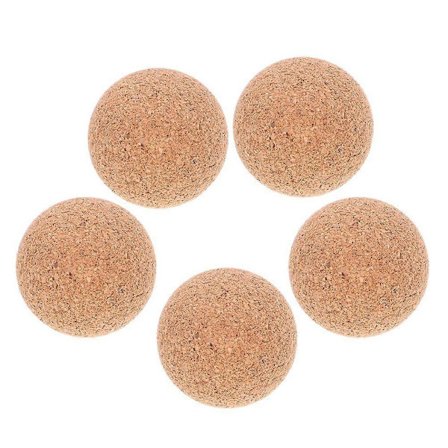 5 stk. Korkbold Fodboldbord Bordfodbolde Træ Bordfodboldbord Bold Udskiftelig Træfodbold [D]