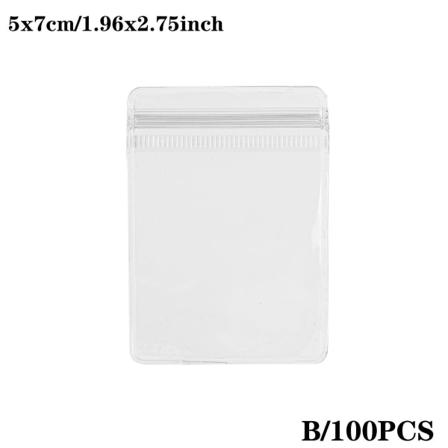 Pvc Clear Self Seal Bags Antioxidation Bag Smycken Jade Pearl P