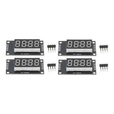 Högkvalitativt 4-pack klockversion 0,36 tum digital displaymodul fyrsiffrig sju-se