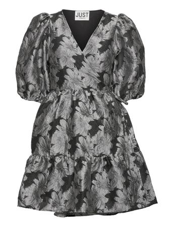 Pam Wrap Dress Patterned Just Female
