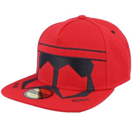 Difuzed - Rosso snapback Cappellino - Star Wars Episode Ix Red Trooper Snapback @ Hatstore