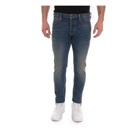 Emporio Armani, Jeans Niebieski, Mężczyzna, Rozmiar: W32