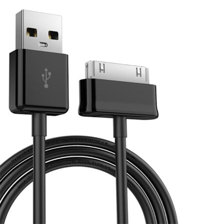 30 pin USB-kabel / ladekabel til datasynkronisering Black Samsung P1000 1 m