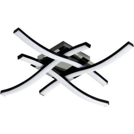 Moderne Design LED-loftslampe, bølgeformet pendellampe, 6500K koldt hvidt lys, moderne lysekrone til stue spisestue