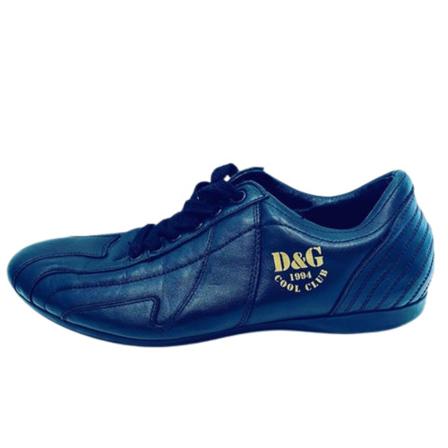 Dolce & Gabbana Pre-owned, Pre-owned shoes Blauw, Heren, Maat:42 EU,leer