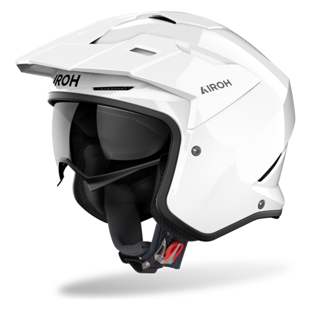Airoh Kombakt Öppen Hjälm Vit glans L