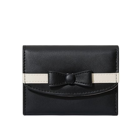 Kort plånboksväska SVART svart