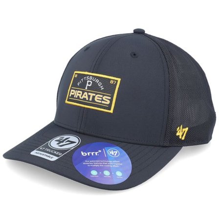 47 Brand - MLB Svart trucker Keps - Pittsburgh Pirates Fairholt Black Trucker @ Hatstore