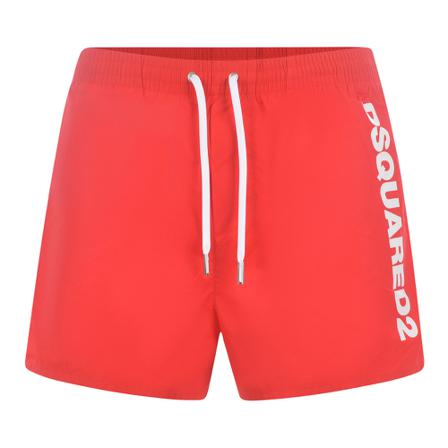 Dsquared2 Swim Korte Broek , Rood , Heren , Maat: M