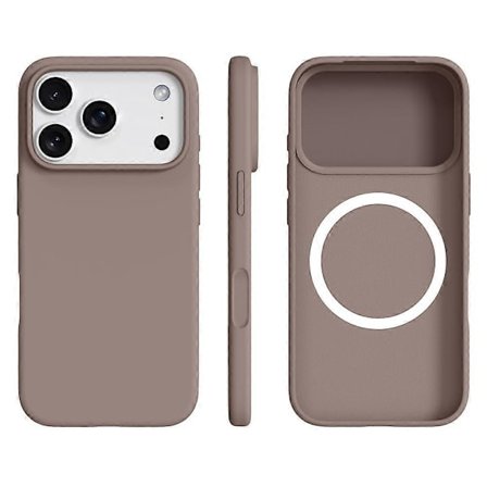 Til iPhone 17 Pro Cover Kompatibel med MagSafe Ultratynd Flydende Silikone + PC Telefon Cover