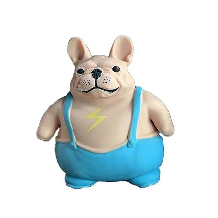 Klemmeleker Elastisk De-stress og Strekk Stressavlastende Leke for Barn og Voksne, Gorilla Grønn Hode Fisk Gris Hund (FMY)